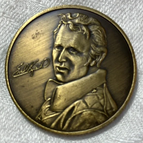 Evel Knievel Solid Bronze Coin - Picture 2 of 3